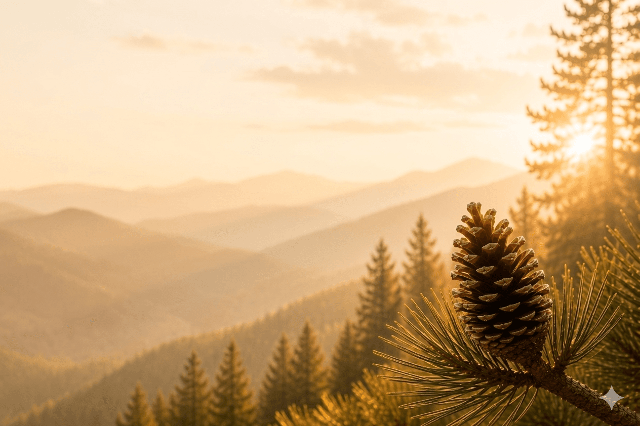 Serene nature landscape